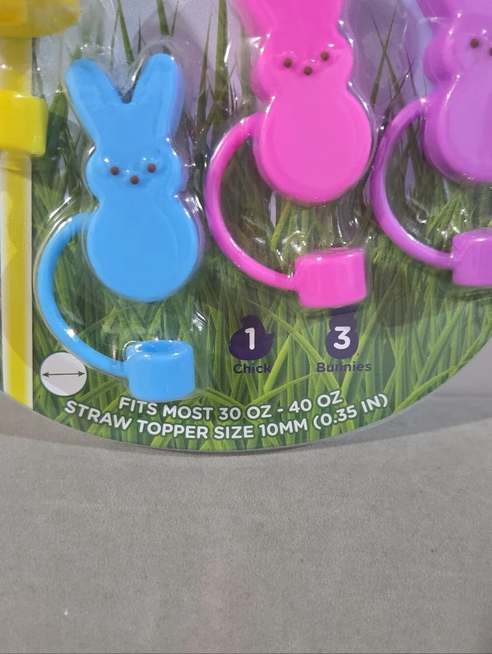 Peeps straw toppers